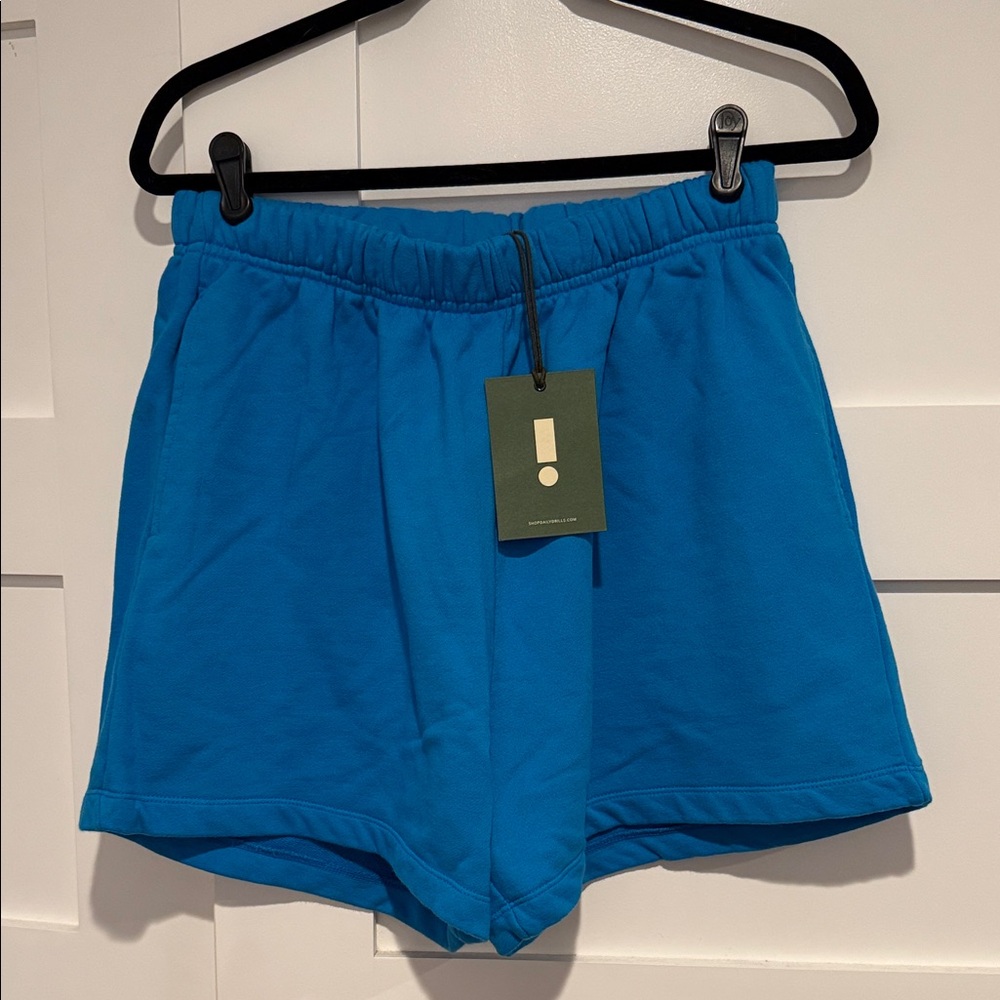NWT Daily Drills Sweat Shorts - Tide